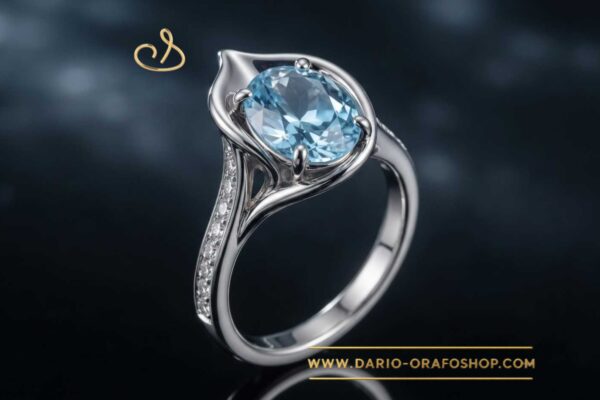 Anello Acquamarina 028