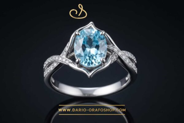 Anello Acquamarina 029