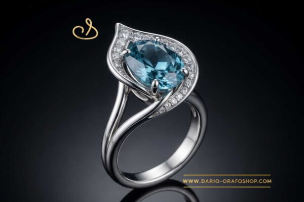 Anello Acquamarina 030