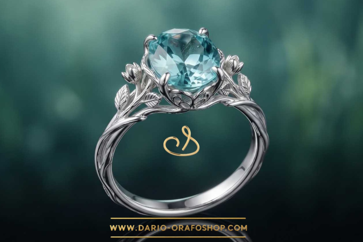 Anello Acquamarina 035