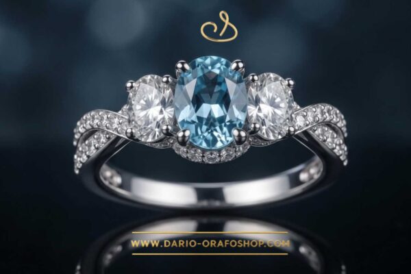 Anello Acquamarina 037