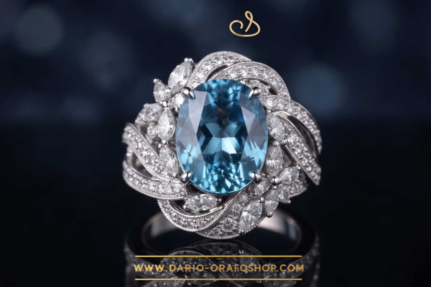 Anello Acquamarina 041