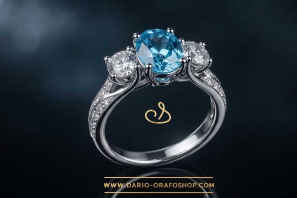 Anello Acquamarina 046