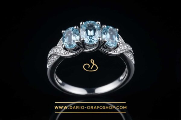 Anello Acquamarina 047