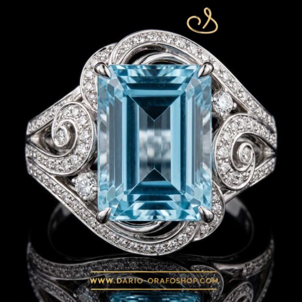 Anello Acquamarina 049