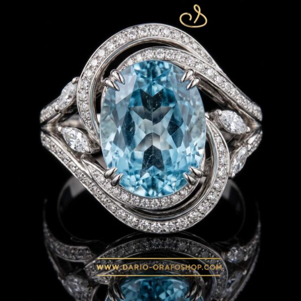 Anello Acquamarina 052
