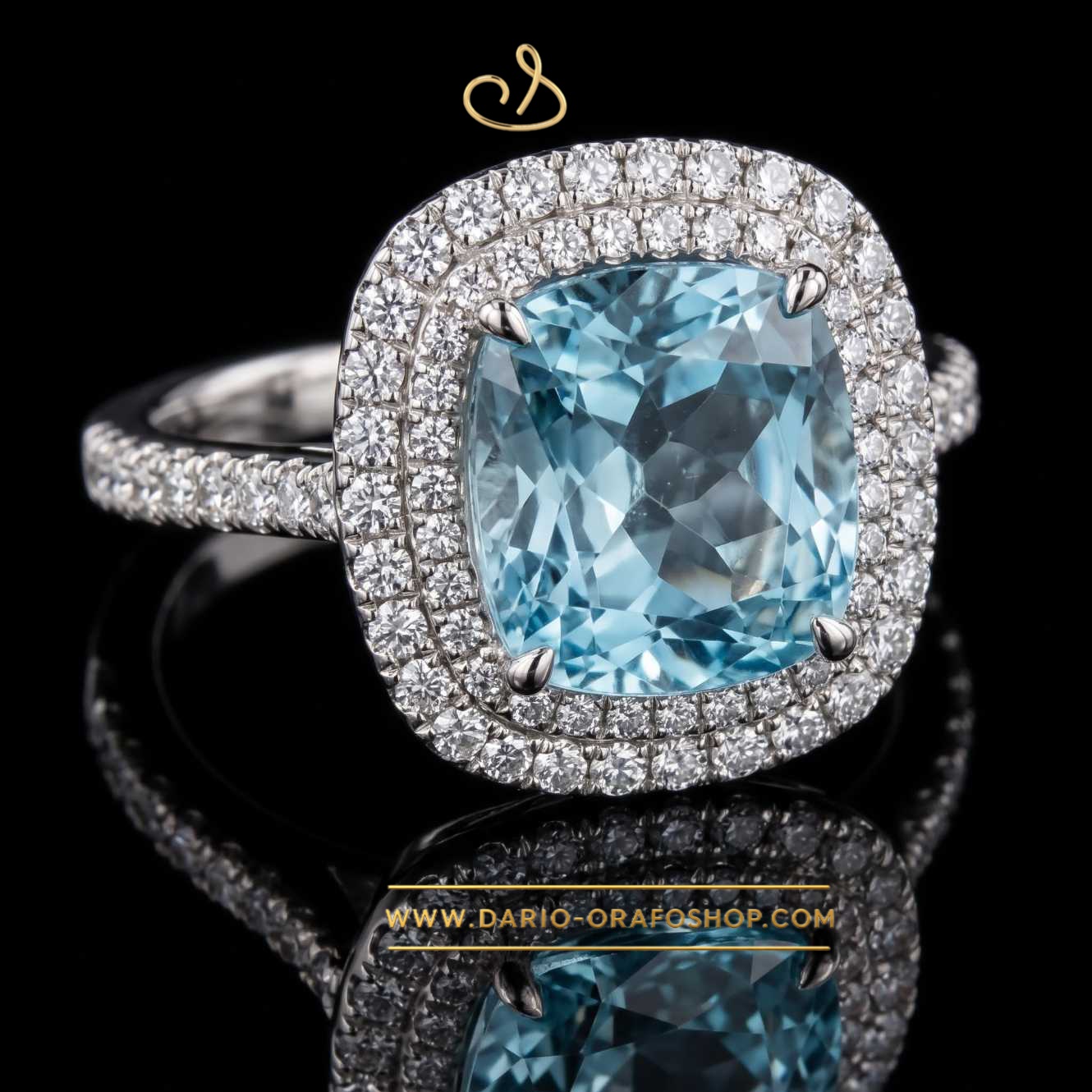 Anello Acquamarina 054