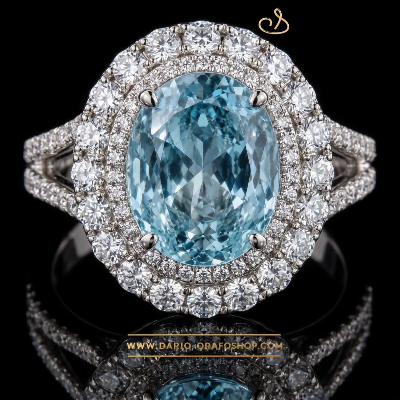 Anello Acquamarina 055