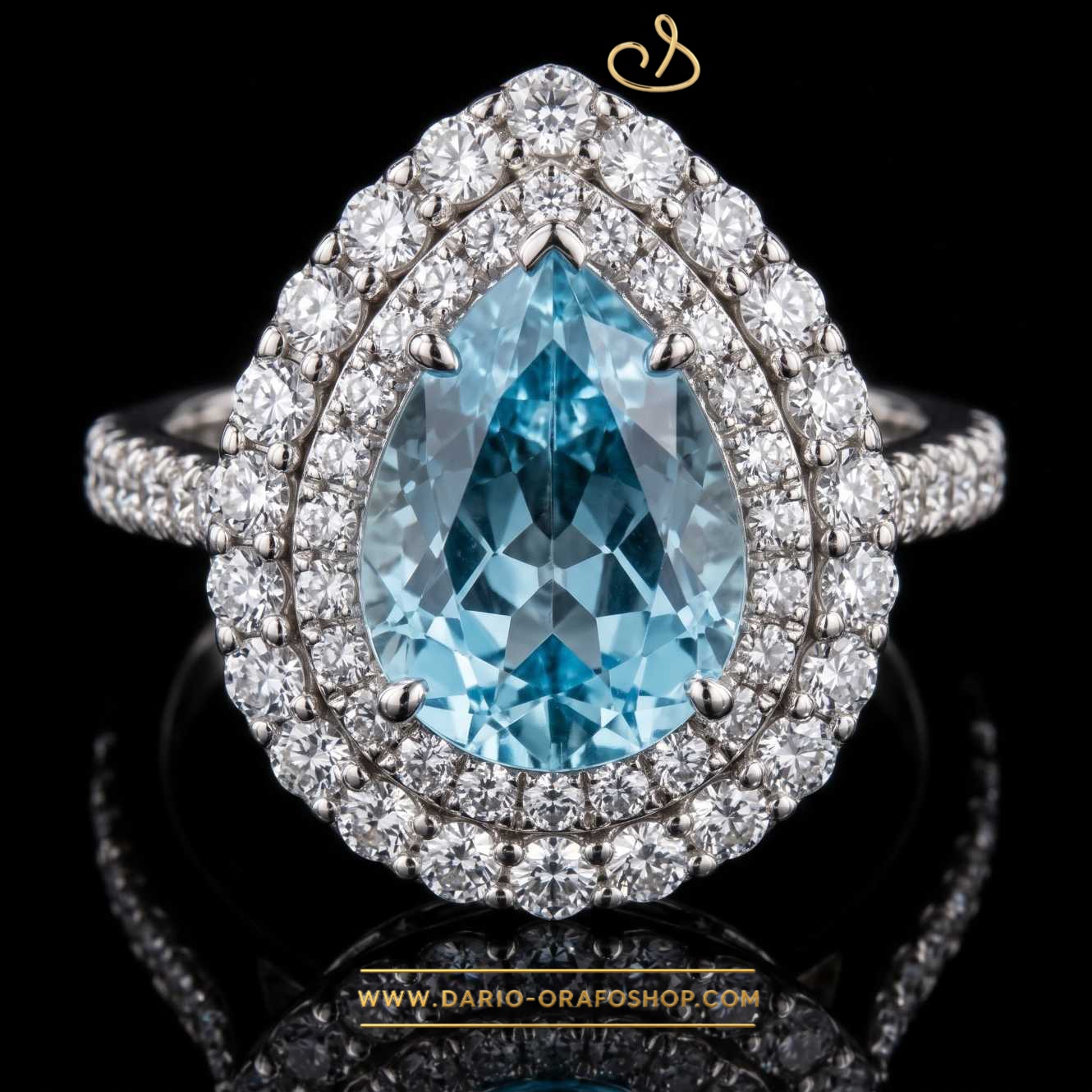 Anello Acquamarina 058