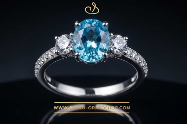 Anello Acquamarina 086