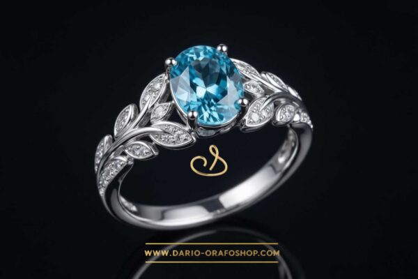Anello Acquamarina 093