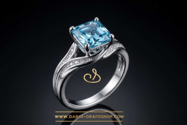 Anello Acquamarina 094