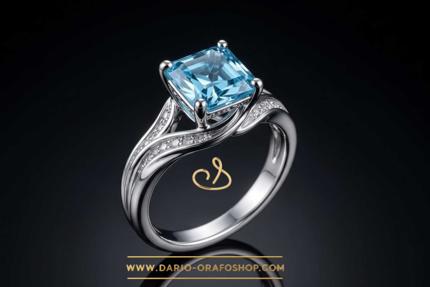 Anello Acquamarina 094