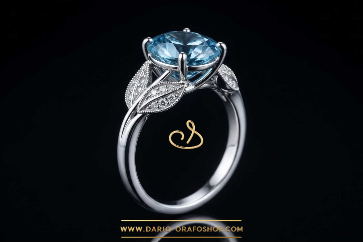 Anello Acquamarina 095