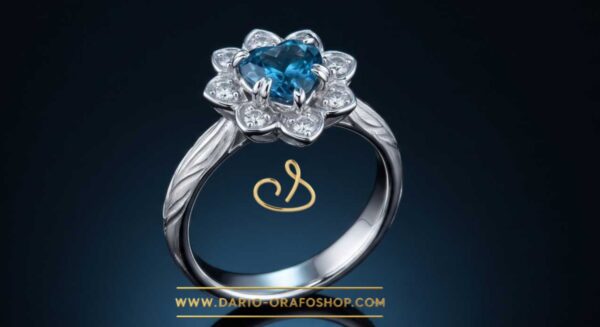 Anello Acquamarina 105