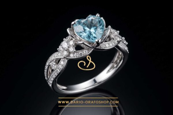 Anello Acquamarina 107