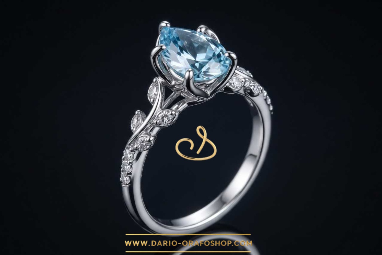 Anello Acquamarina 108