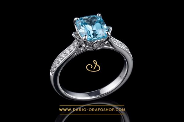 Anello Acquamarina 118