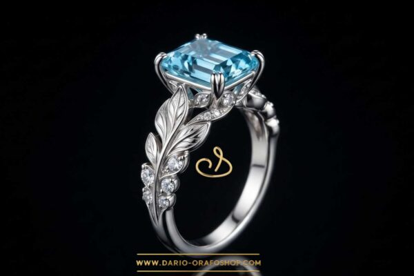 Anello Acquamarina 120