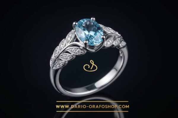 Anello Acquamarina 127