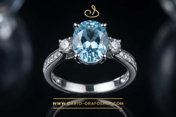 Anello Acquamarina 133