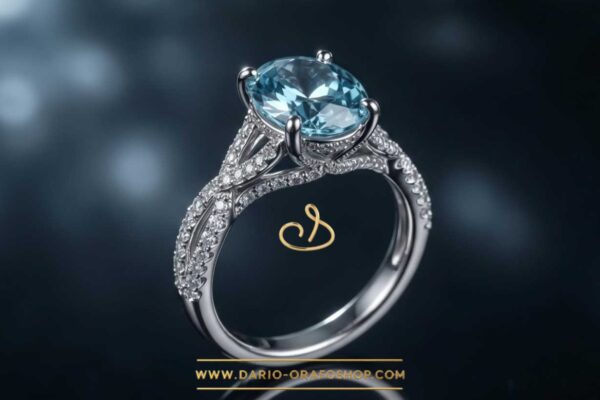 Anello Acquamarina 135