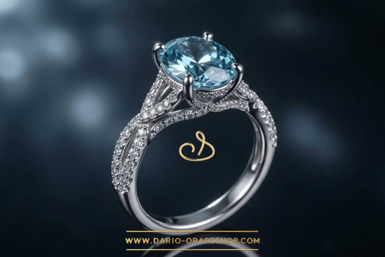 Anello Acquamarina 135