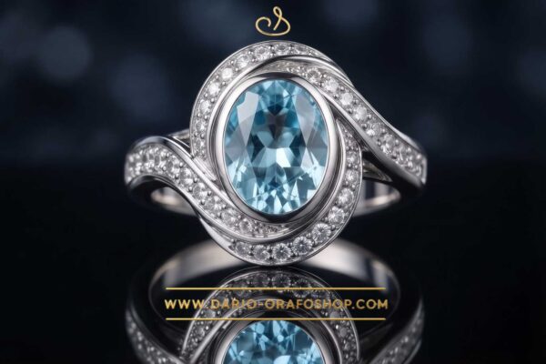 Anello Acquamarina 137