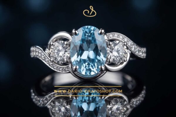 Anello Acquamarina 139