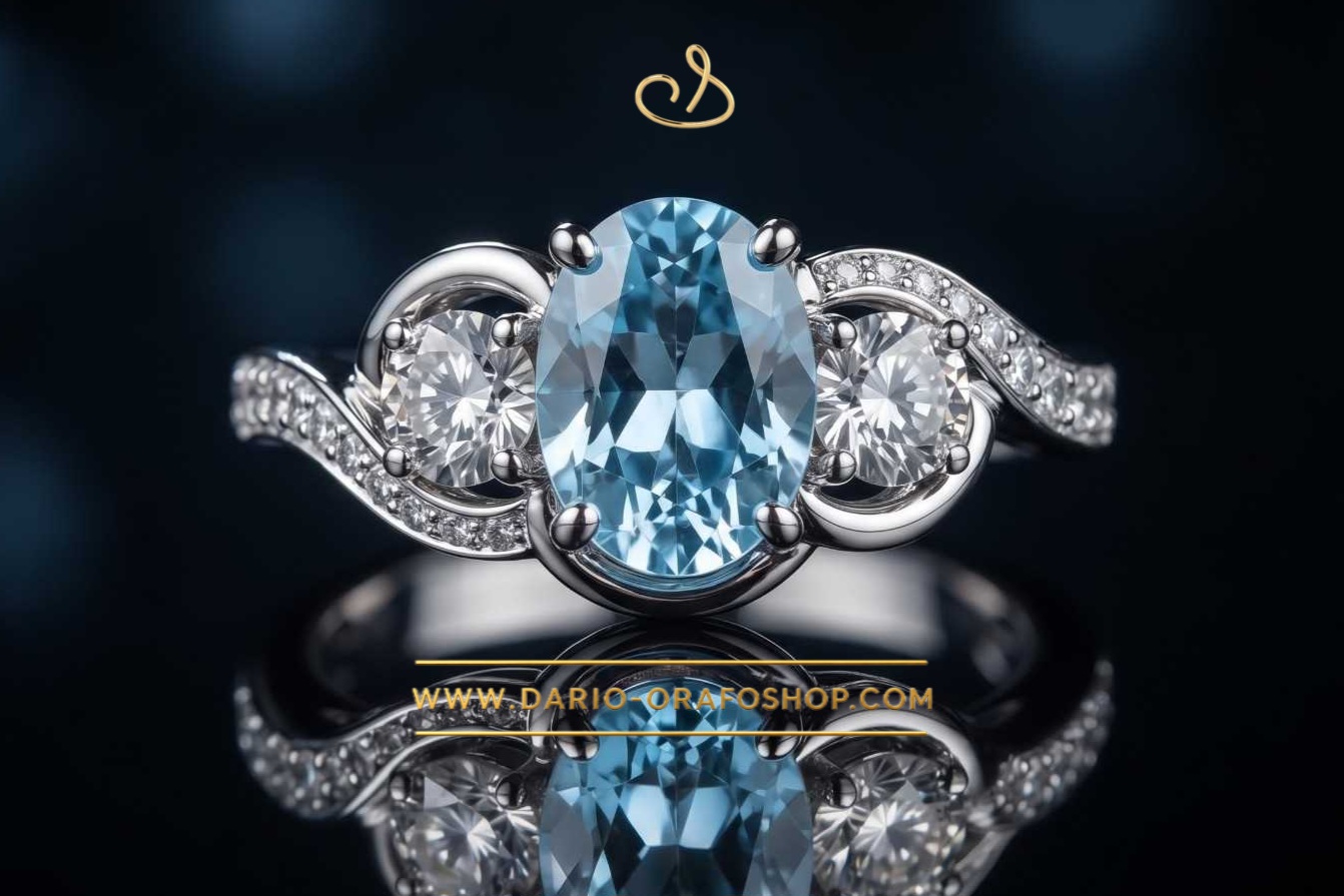 Anello Acquamarina 139