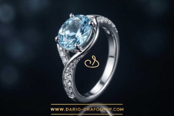 Anello Acquamarina 142