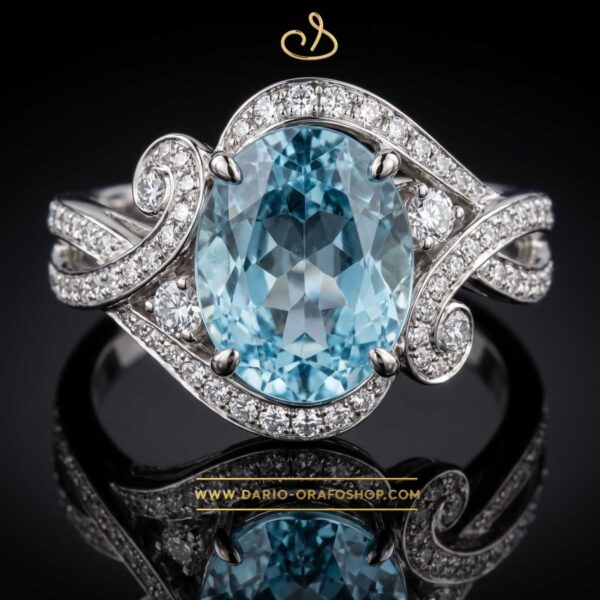 Anello Acquamarina 143