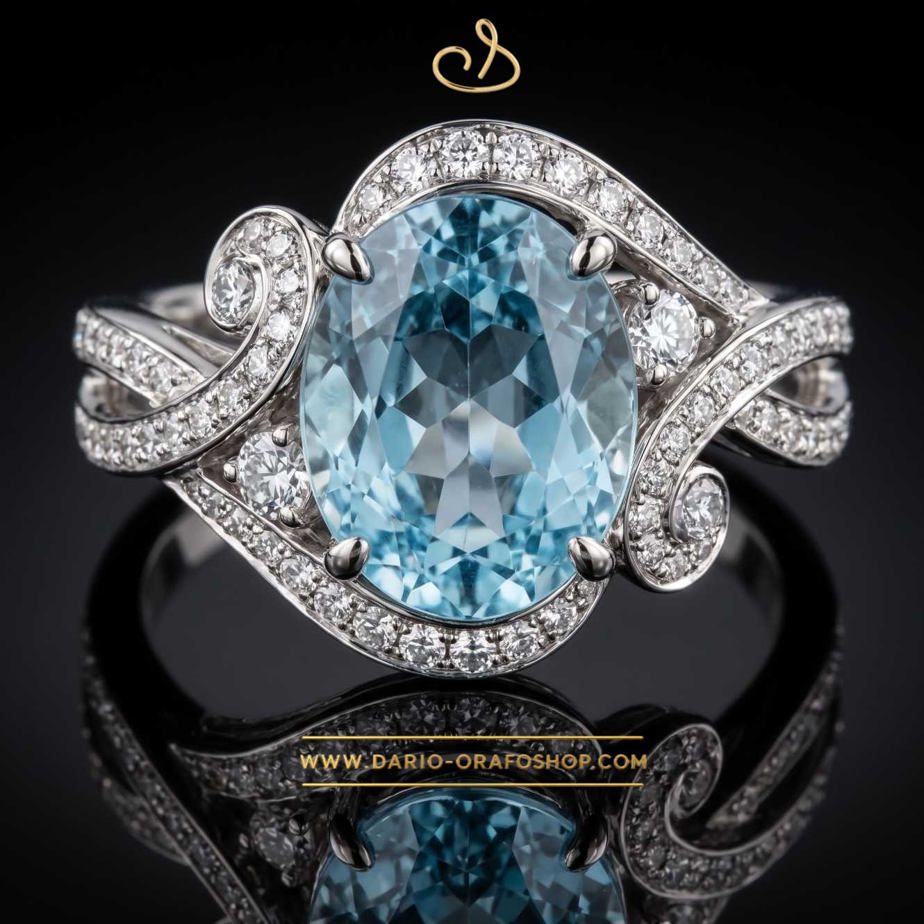 Anello Acquamarina 143