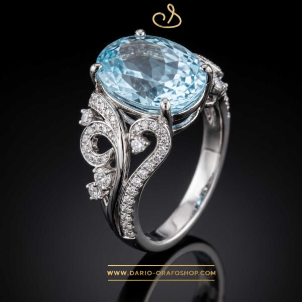 Anello Acquamarina 144