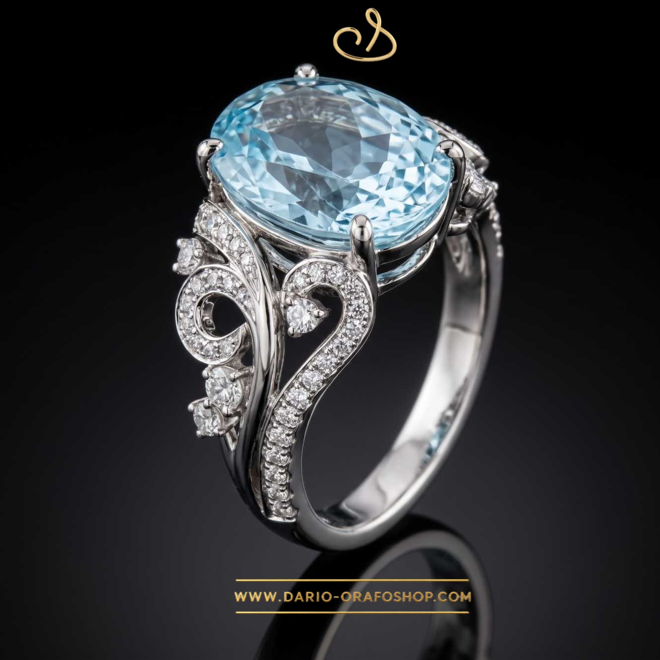 Anello Acquamarina 144