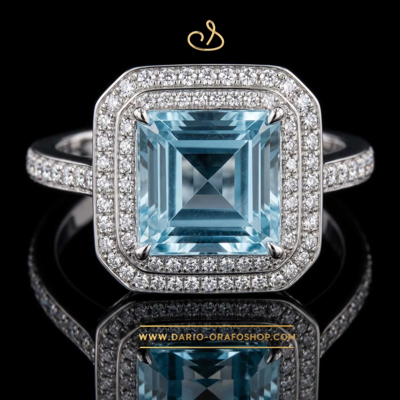 Anello Acquamarina 154