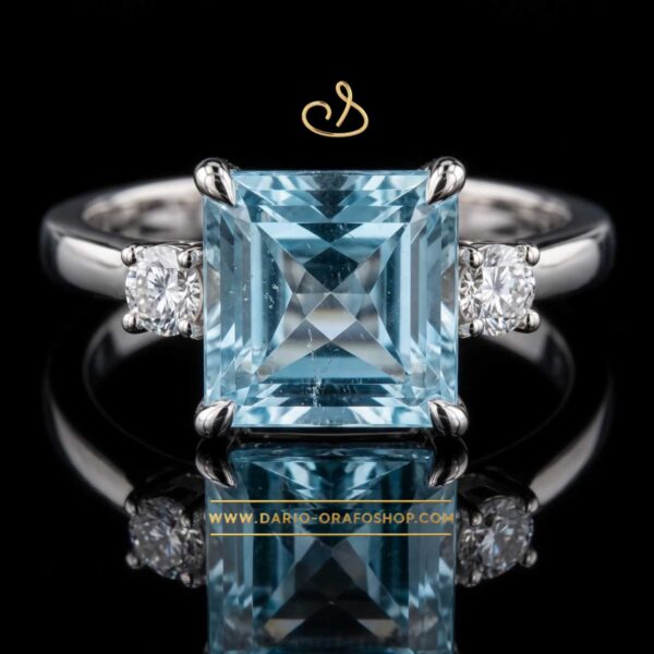 Anello Acquamarina 158