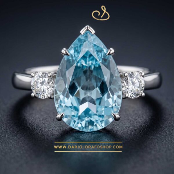 Anello Acquamarina 159