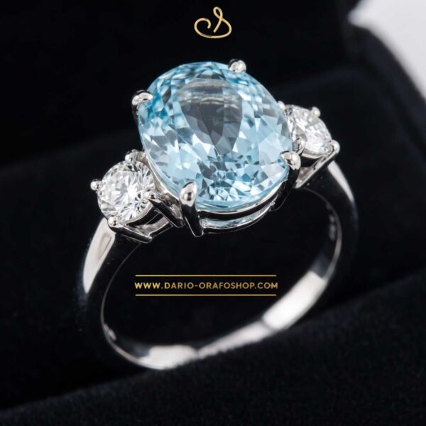 Anello Acquamarina 162