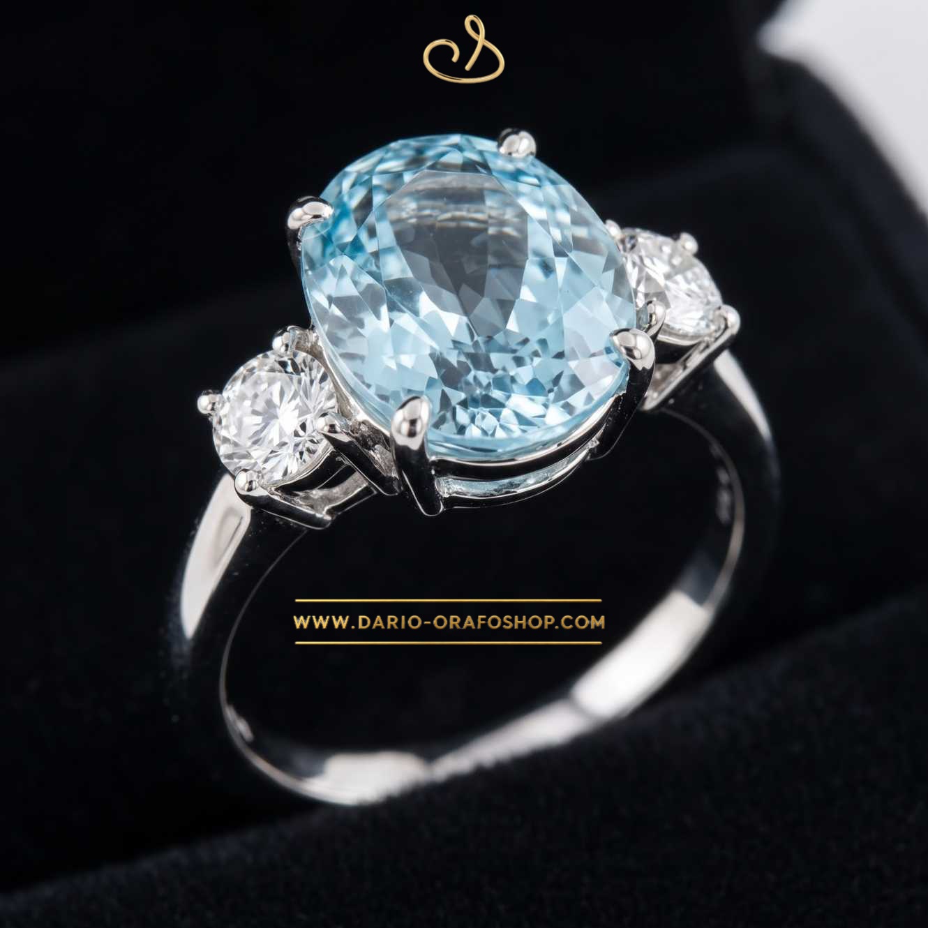 Anello Acquamarina 162