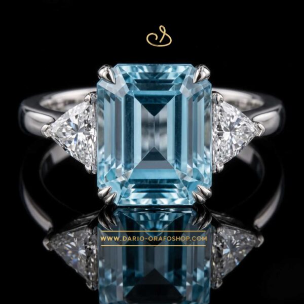 Anello Acquamarina 163