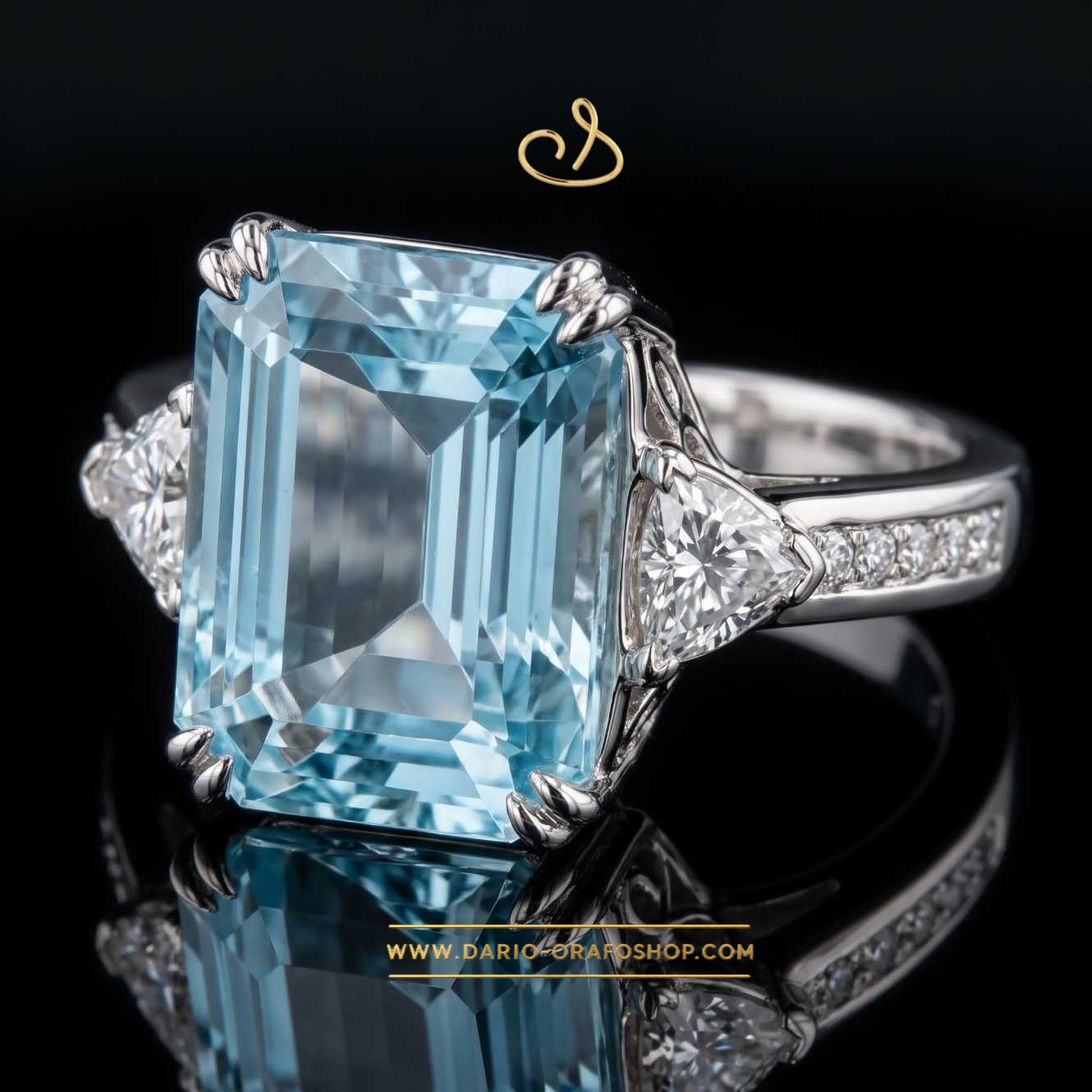 Anello Acquamarina 164