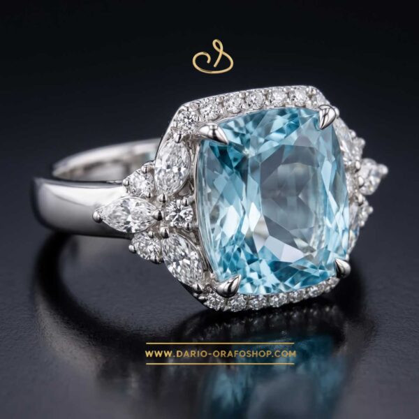 Anello Acquamarina 168