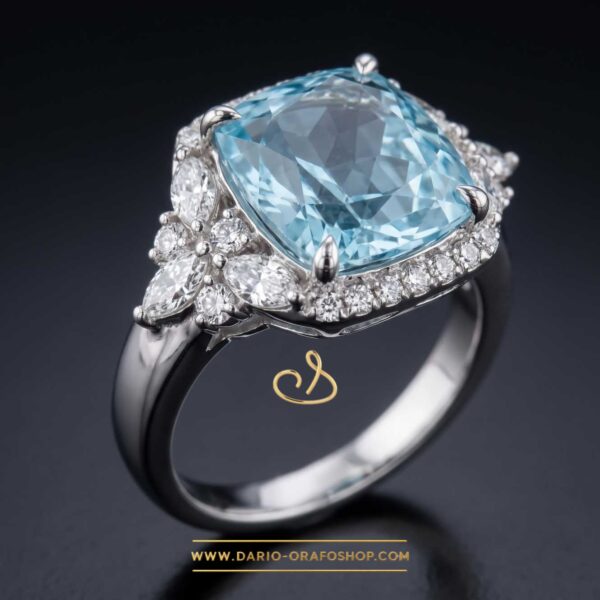 Anello Acquamarina 169