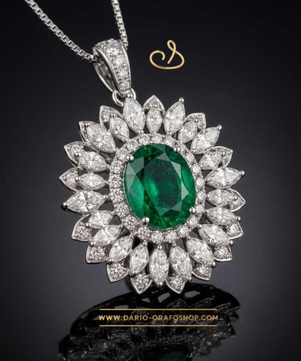 Ciondolo Smeraldo 092